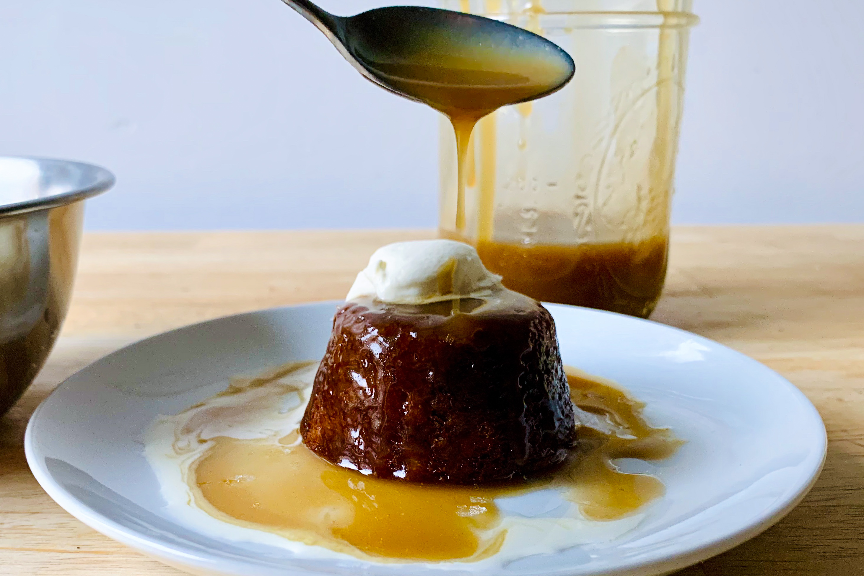 Gluten-Free Sticky Toffee Banana Cake - From The Larder